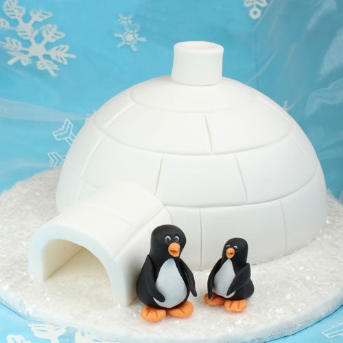 Igloo with Pengquins