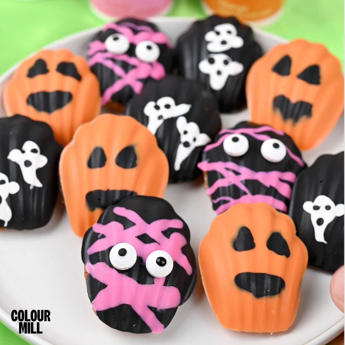 Spooky Chocolate Madeleines