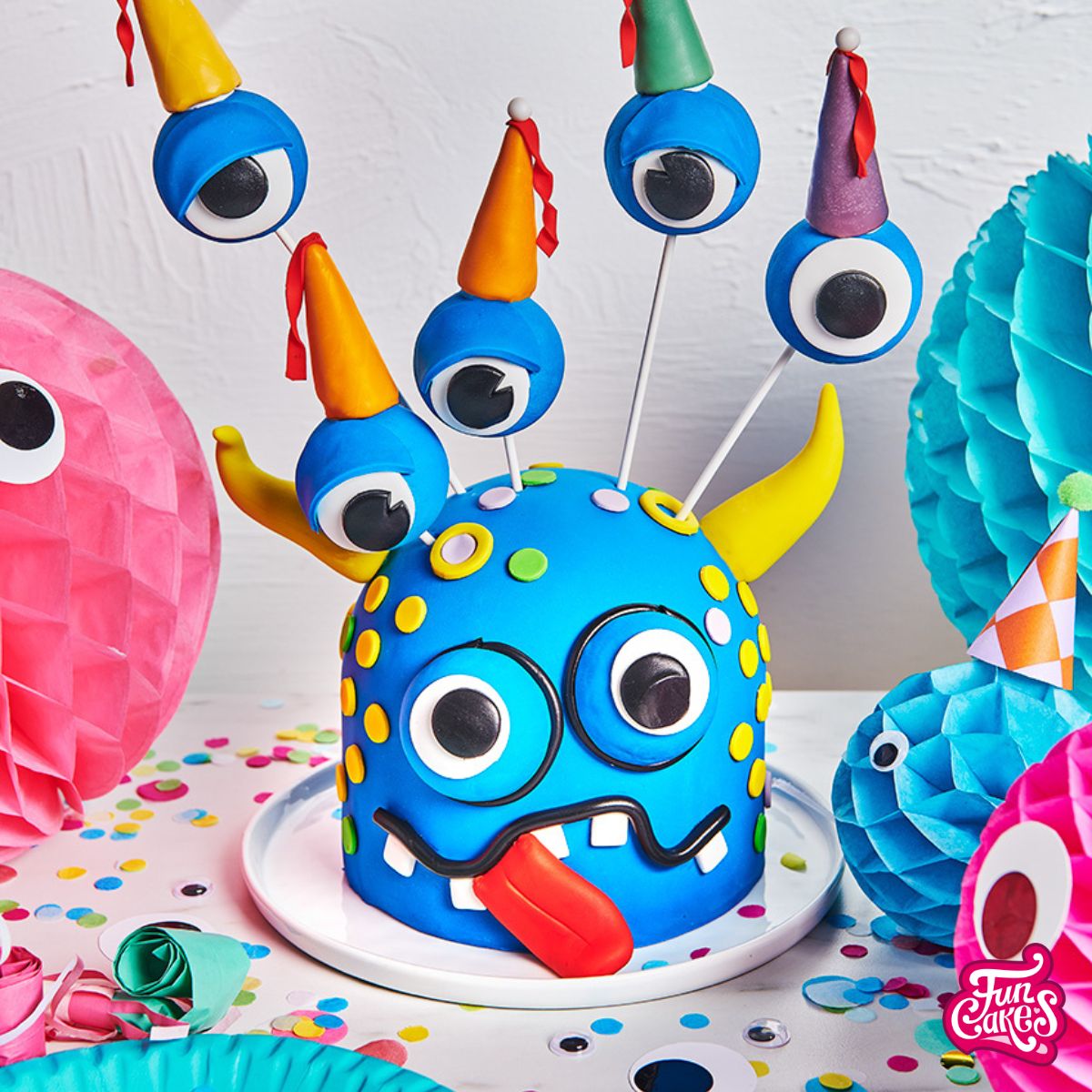 Monster Cake in Bella Blue