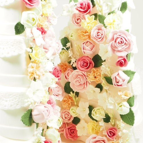 Classic wedding cake with a twist