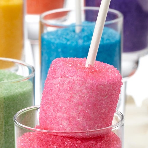 Sugar marshmallow pops