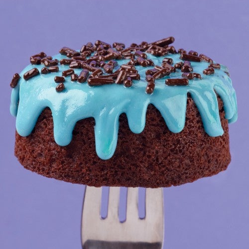 Chocolate mini spool cakes