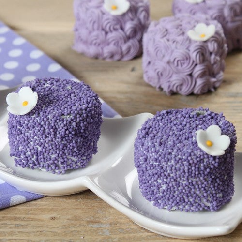 Mini sprinkle cakes