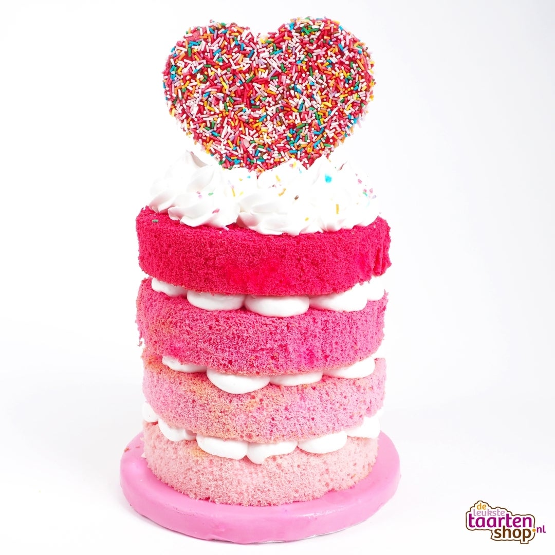 Naked ombre cake