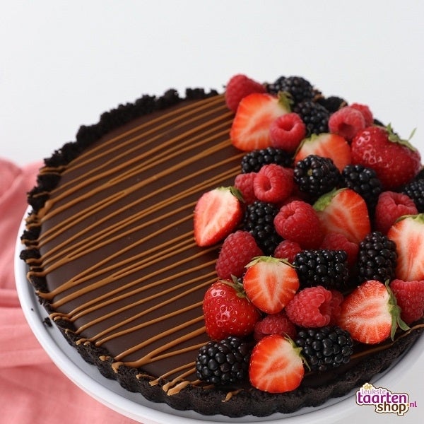 No bake chocoladetaart - Uit de keuken van Fatima