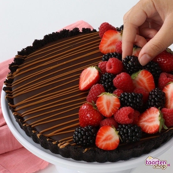 No bake chocoladetaart - Uit de keuken van Fatima