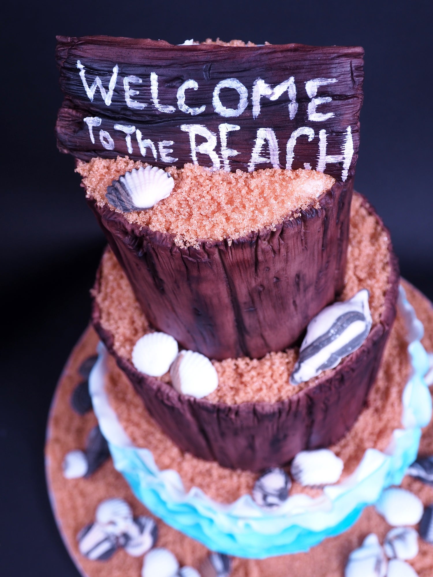 Welcome to the beach cake
