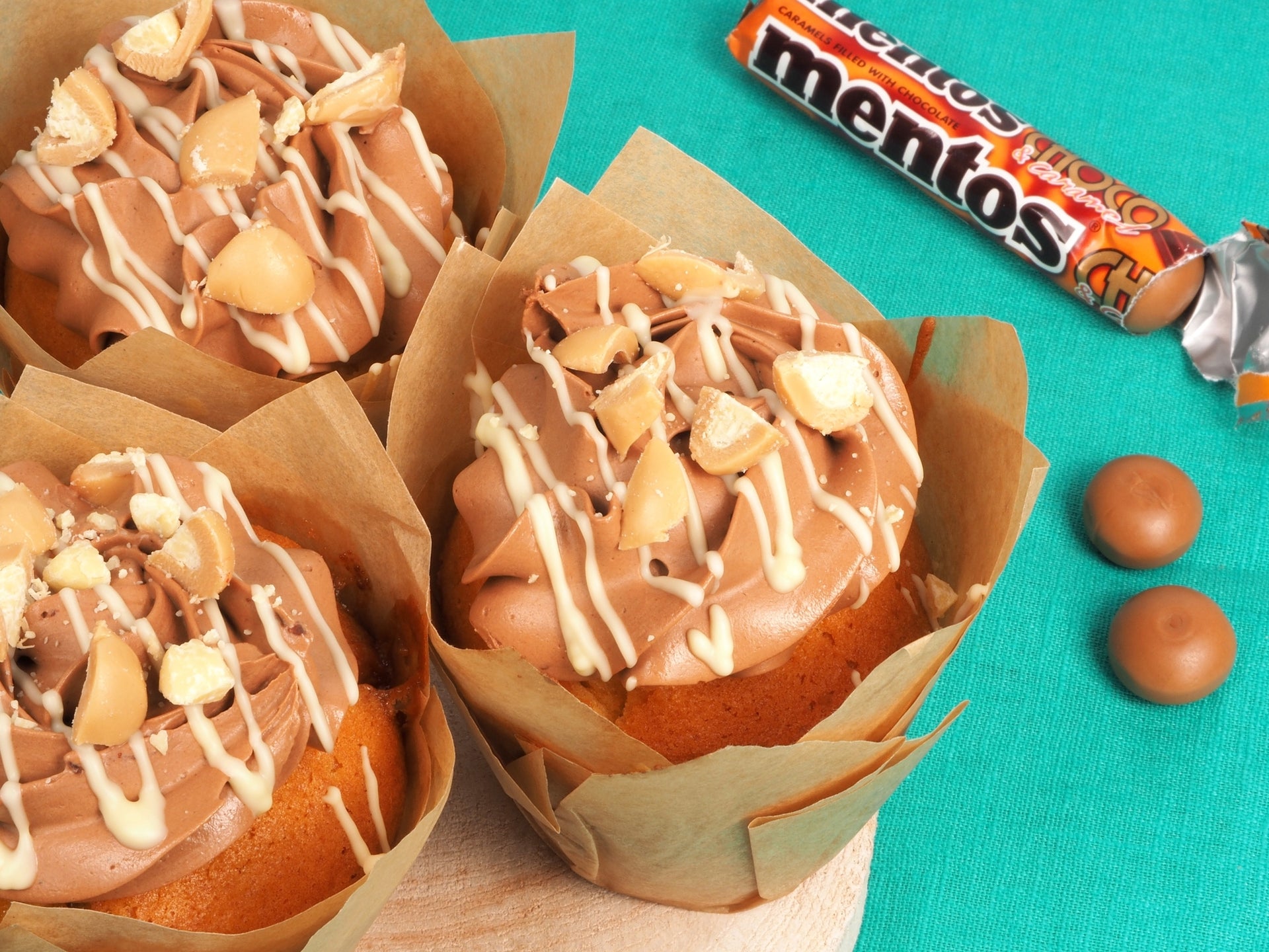 Mentos Choco & Caramel Muffins