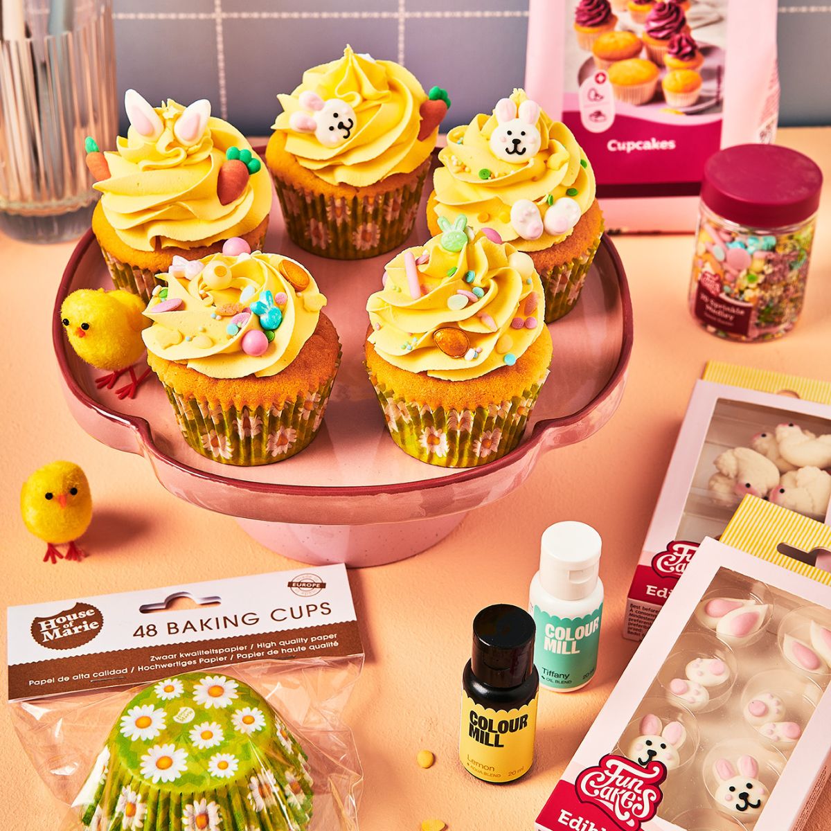 Easter Lemon Cupcakes