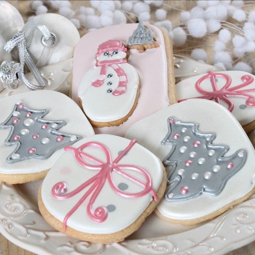 Pastel cookies for Christmas 