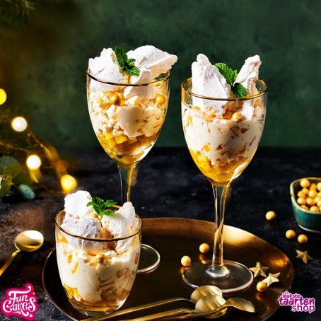 Eton Mess with Yellow Fruit