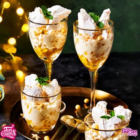 Eton Mess with Yellow Fruit