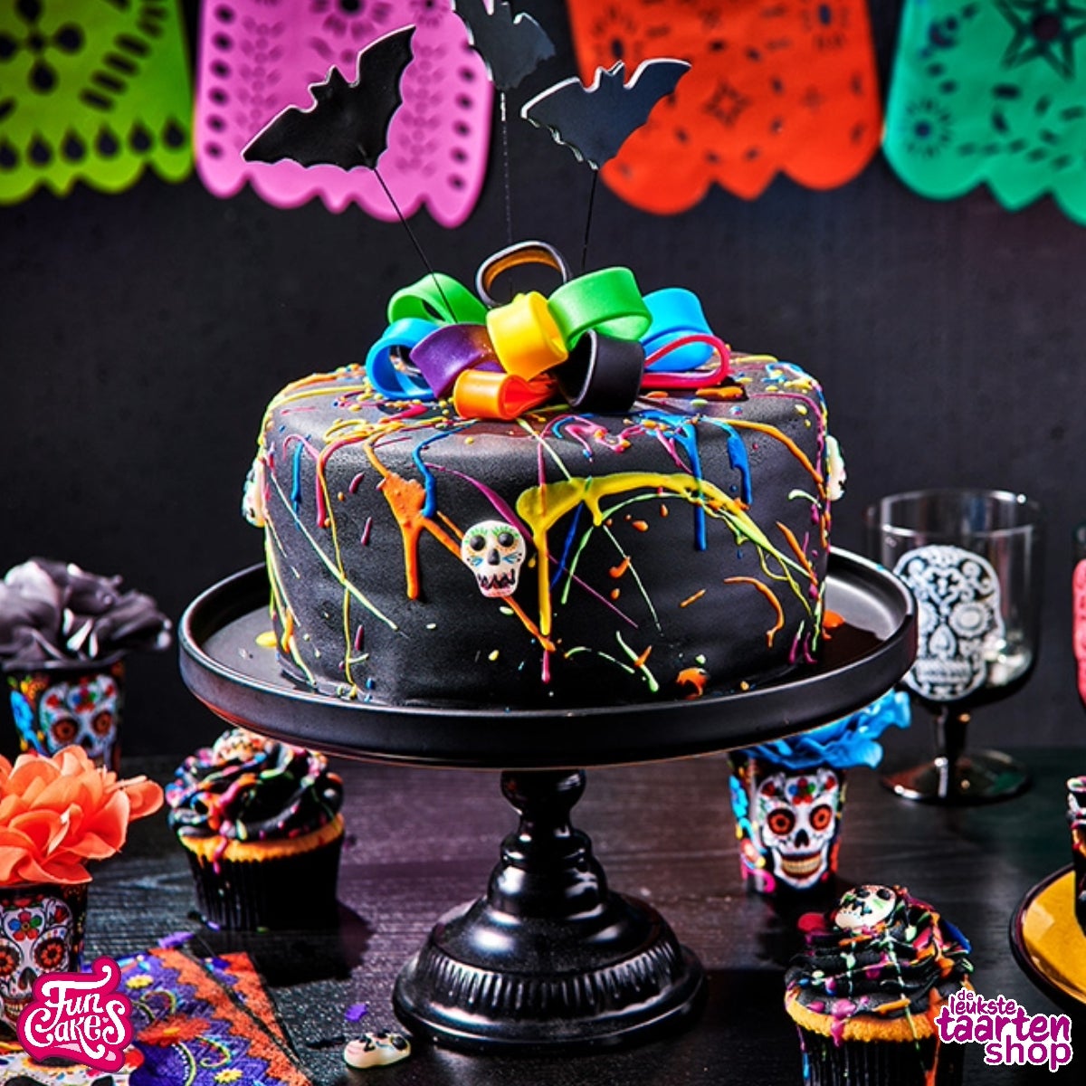 Halloween Splash Cake