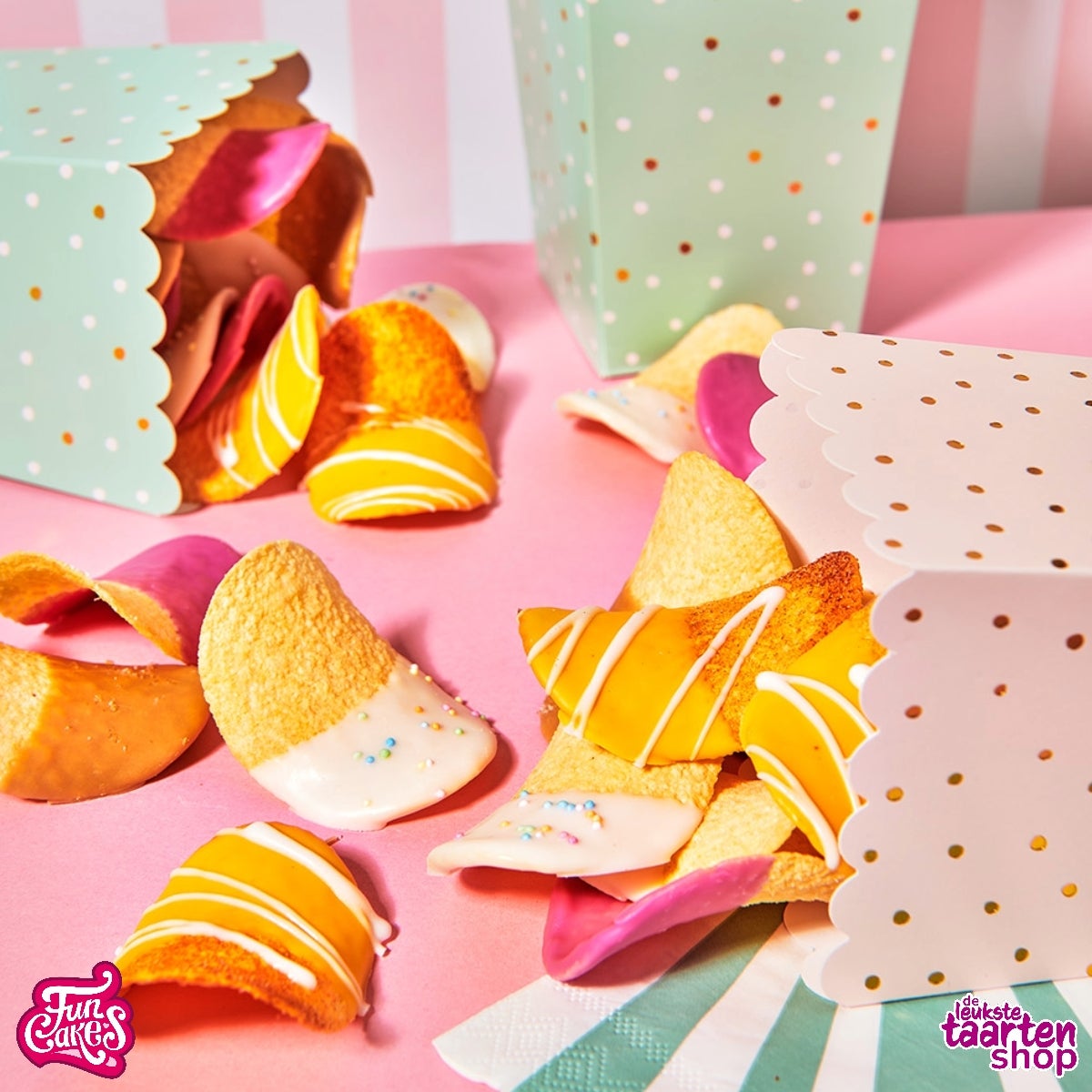 Pringles Dipped in Deco Melts