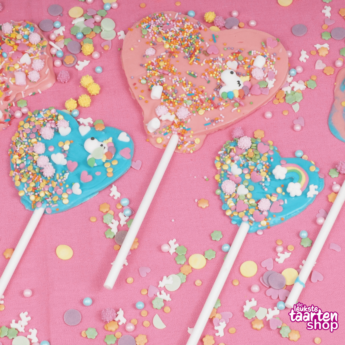 Unicorn lolly’s - Traktatie maken met kinderen