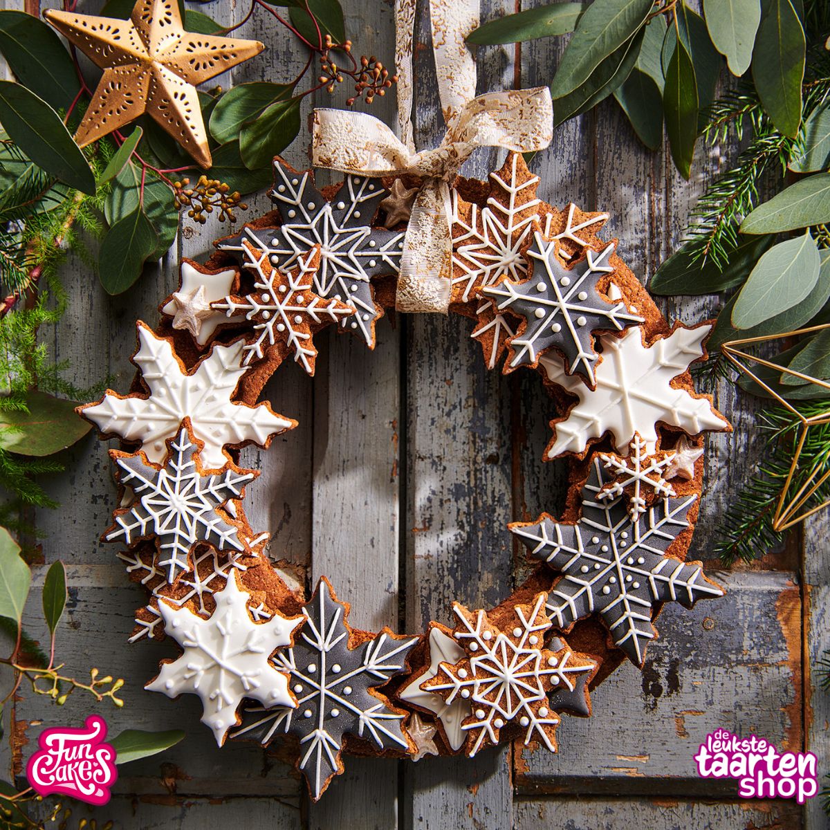 Gingerbread Christmas Wreath
