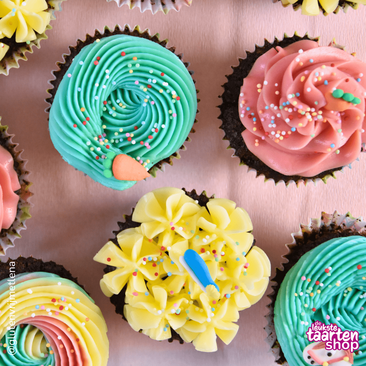 Brownie Sinterklaas Cupcakes