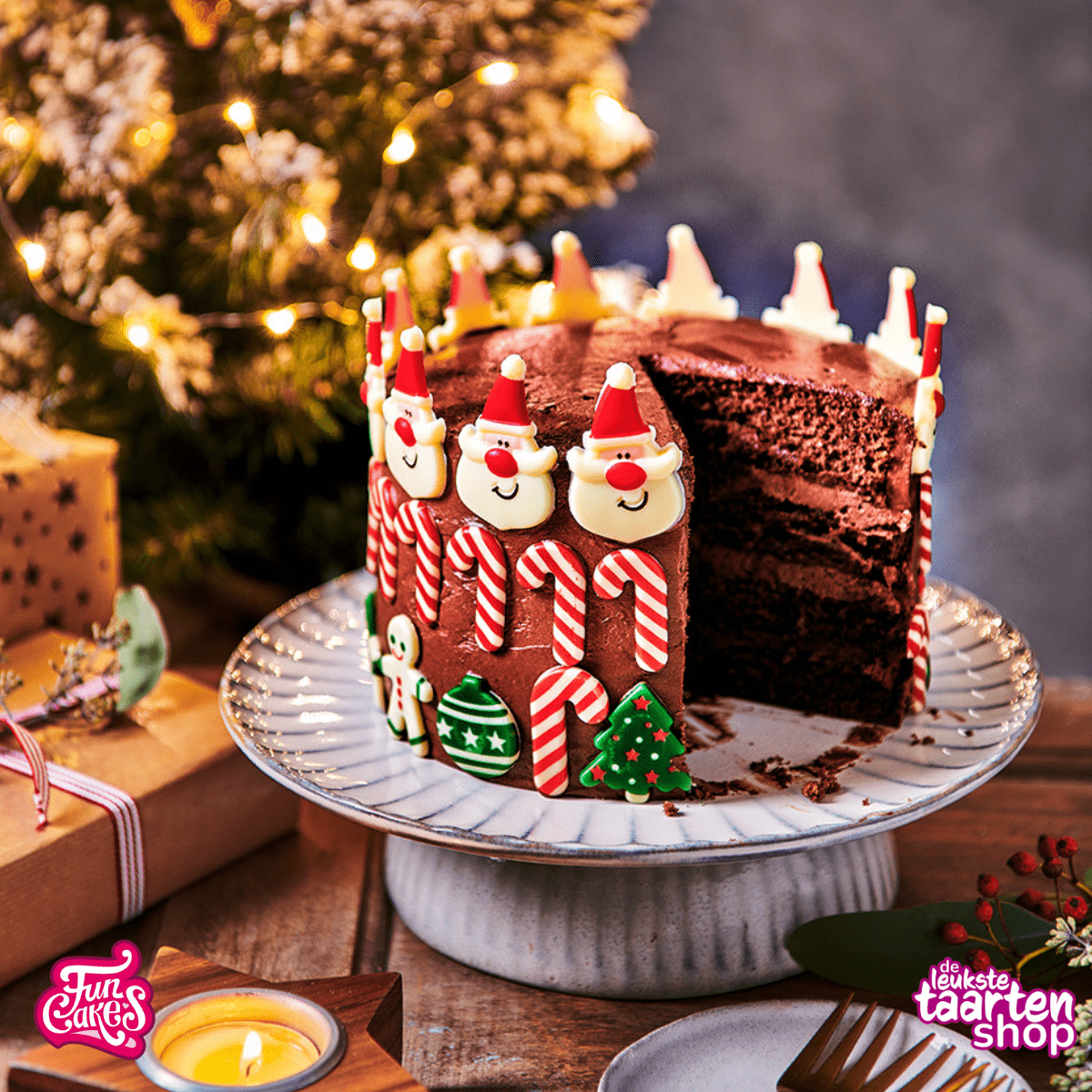 Chocolate Christmas Cake