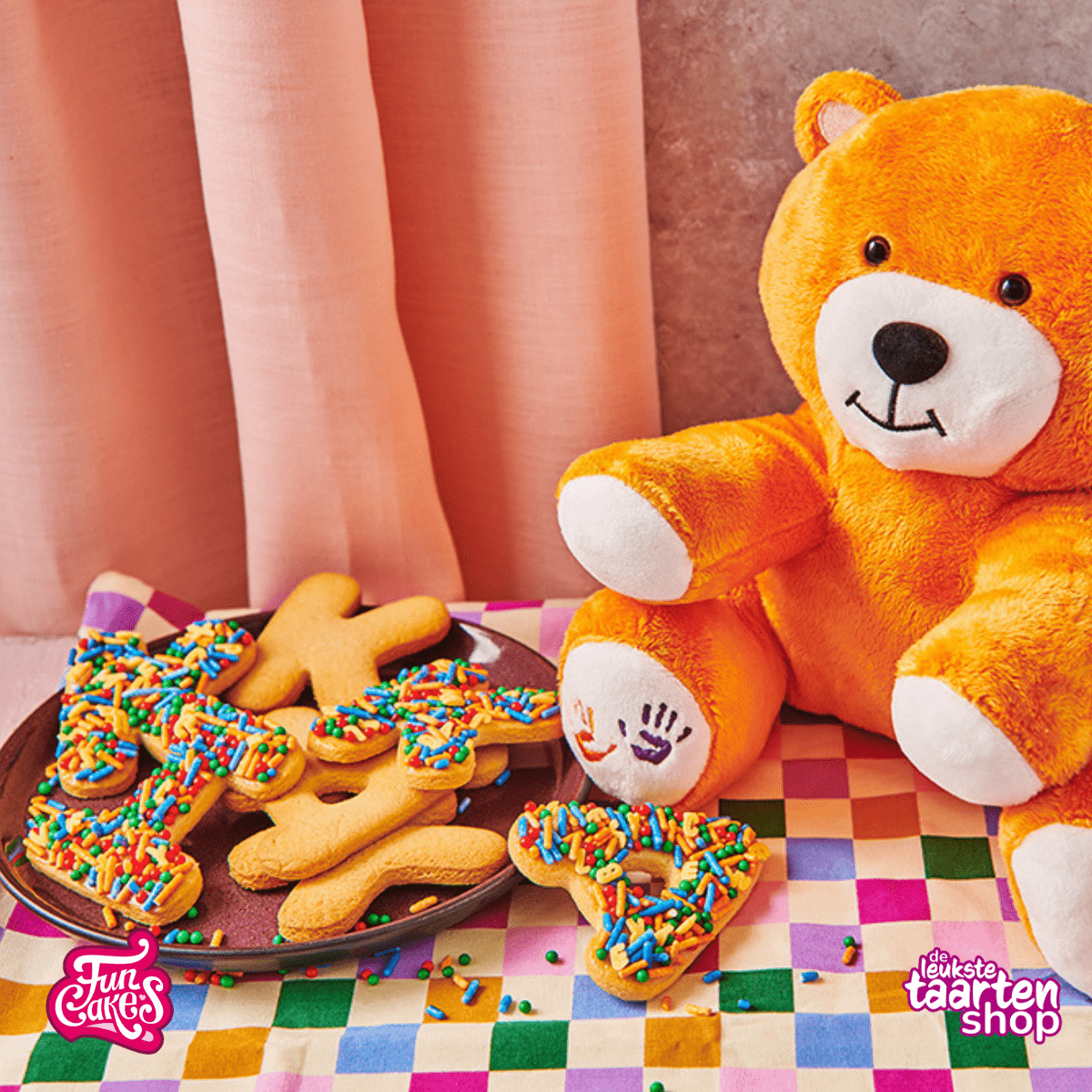 Cookies for Kika with Alphabet Sprinkles