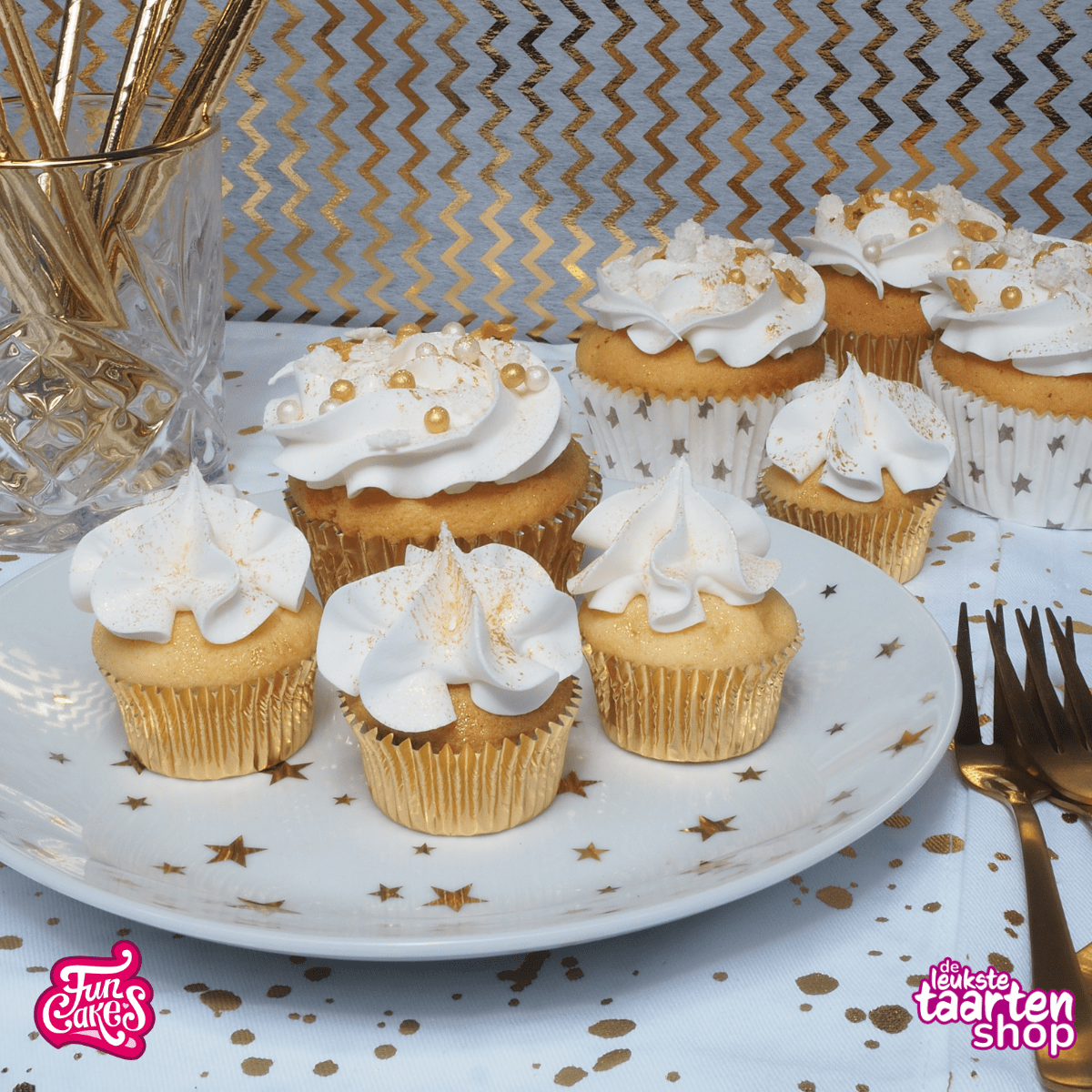 New Year's Eve Cupcakes