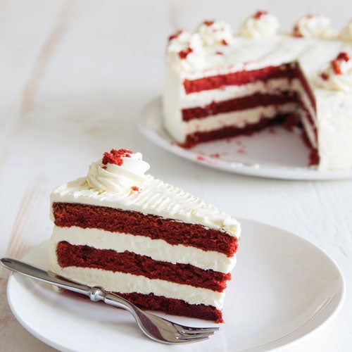 Red Velvet Cake with Cream Cheese Glaze