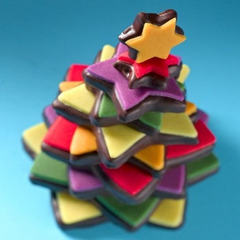 Christmas cookie tree