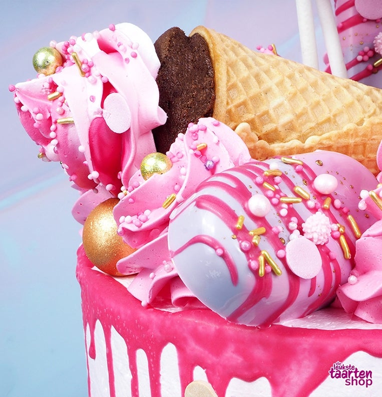 Pink Birthday Cake