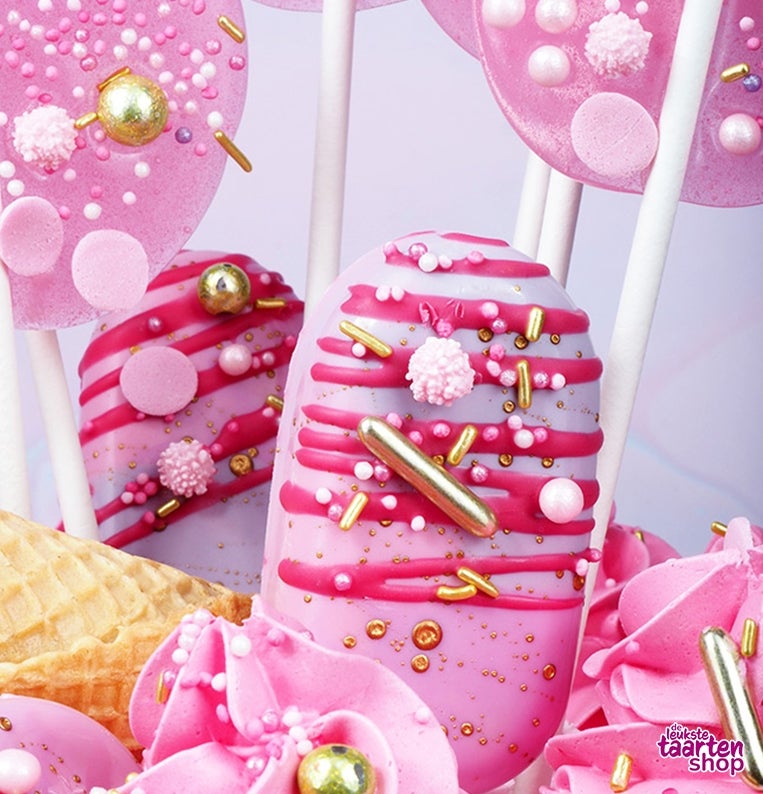 Pink Birthday Cake