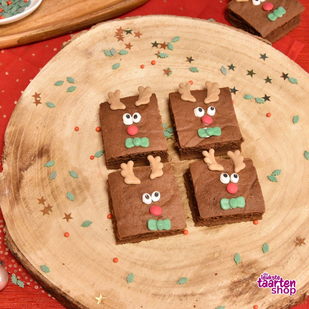 Rudolf Reindeer Brownies