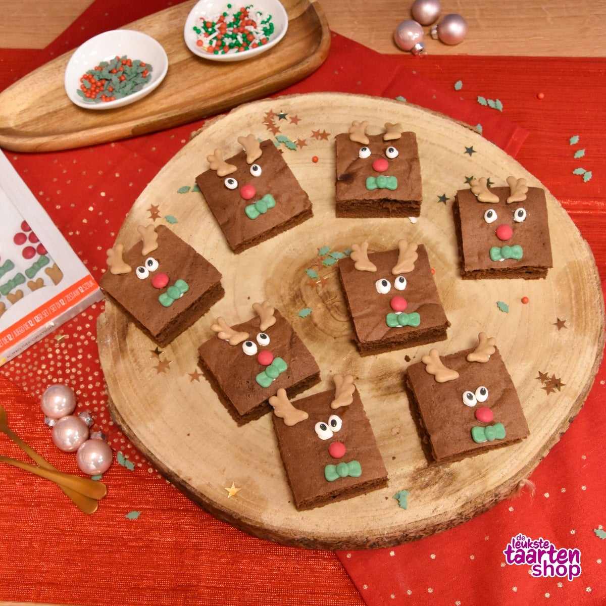Rudolf Reindeer Brownies