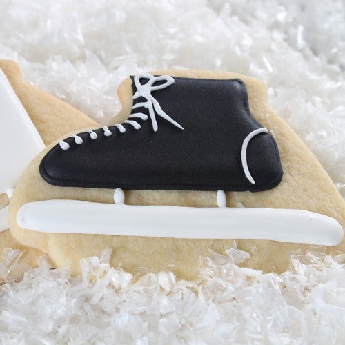 Ice skating cookies