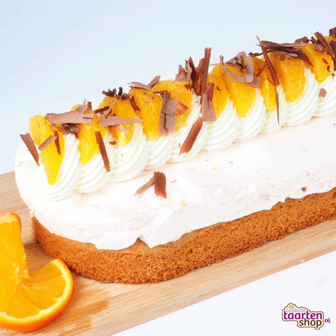 Orange bavarois cake