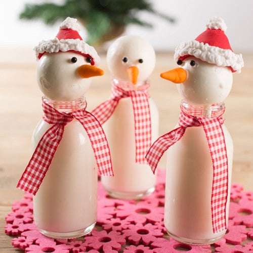 Snowman pops