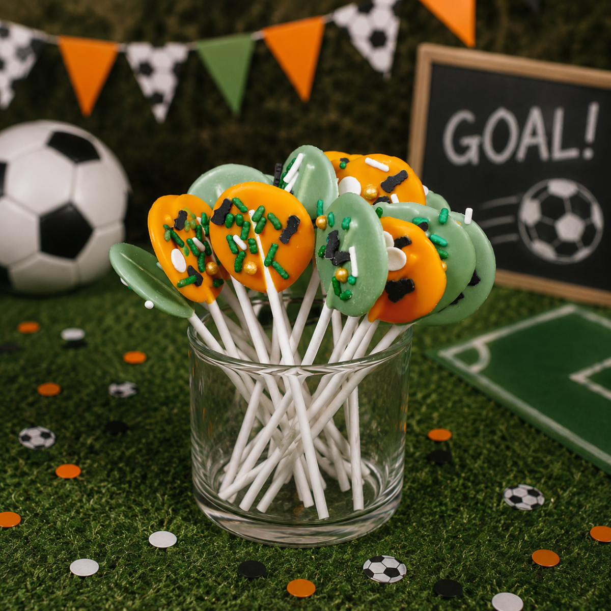 Soccer Lollipops