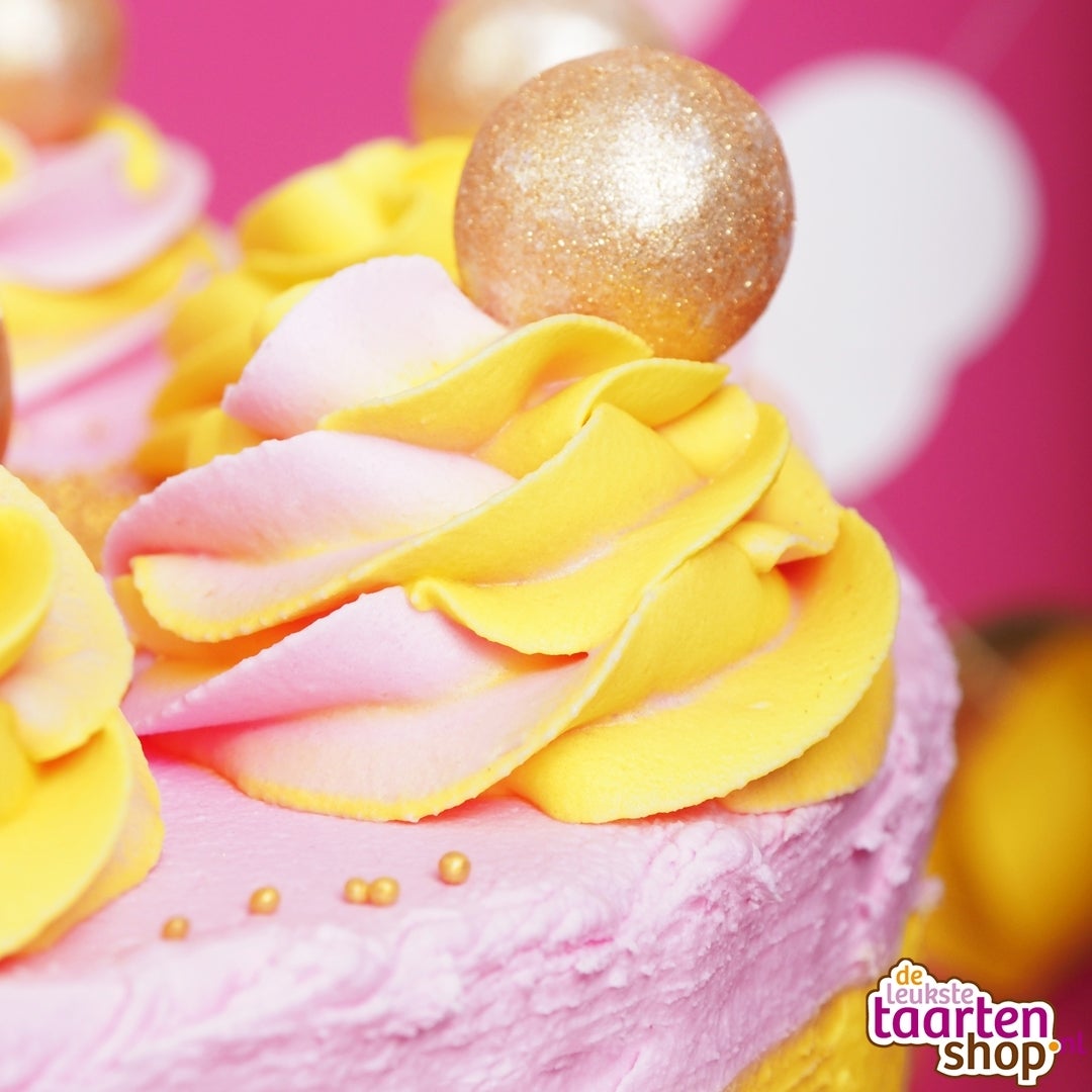Recept: 25ste Verjaardagstaart met strepen