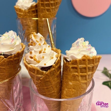 Ice Cream Cupcakes in a cone