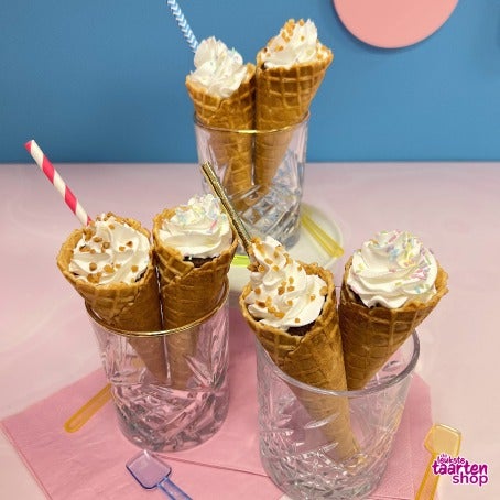 Ice Cream Cupcakes in a cone