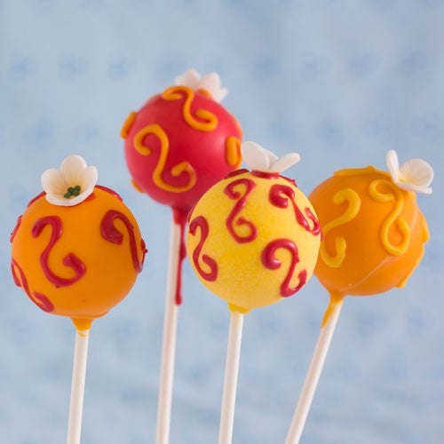 Cake pops with a summer look