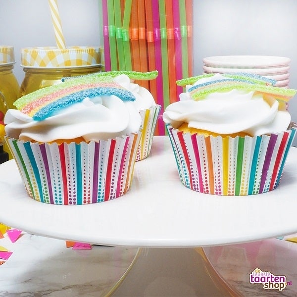 Recipe Rainbow Cupcakes