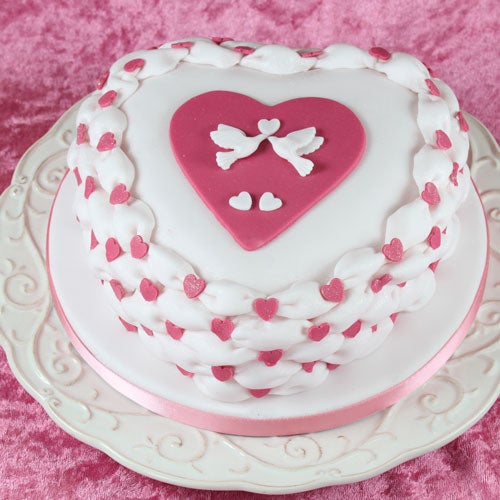 Romantic Heart Cake