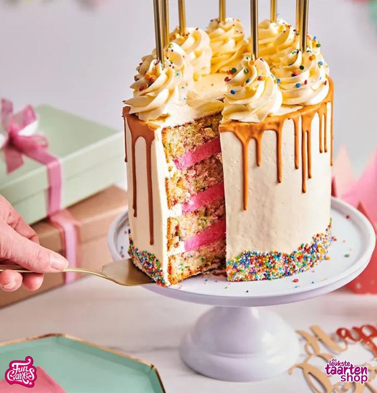 Birthday Drip Cake