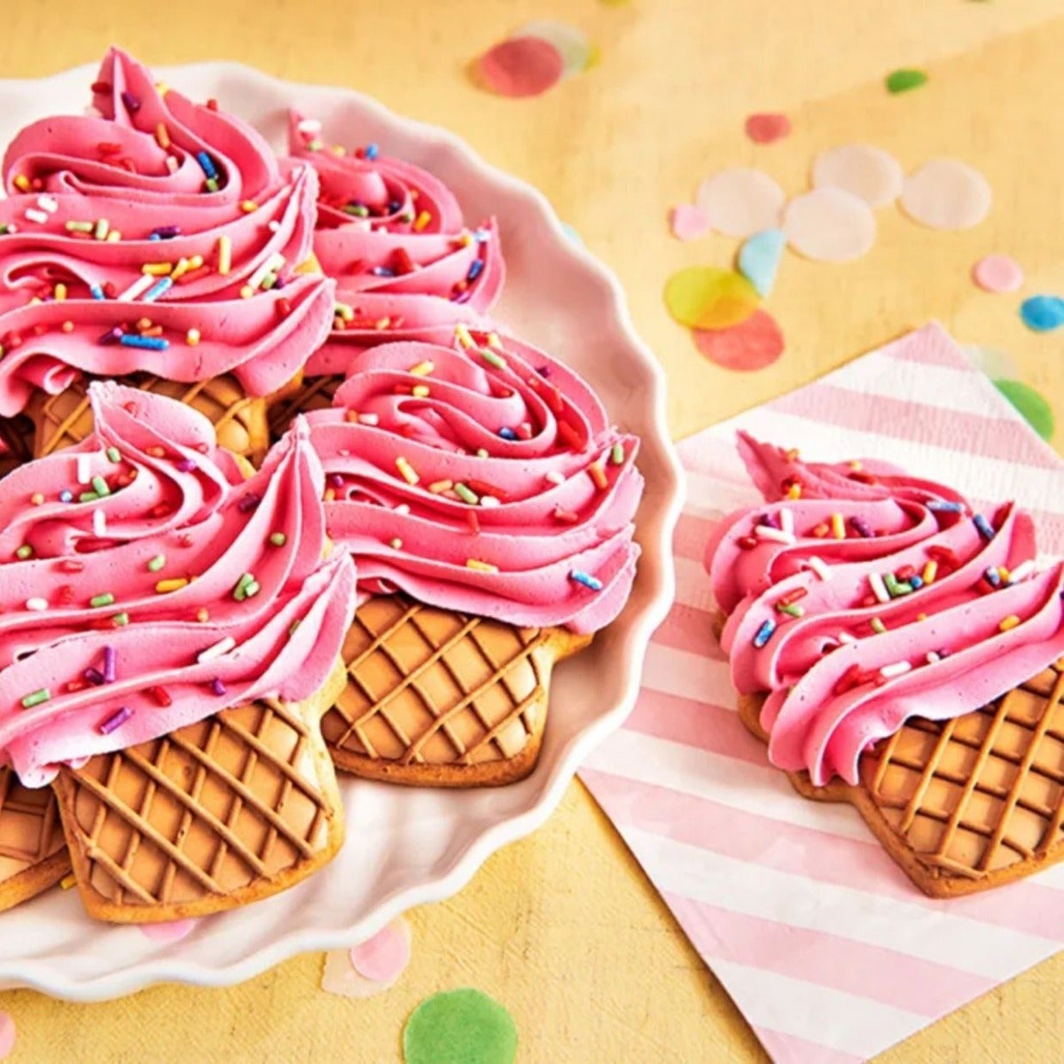 Soft ice cream cookies