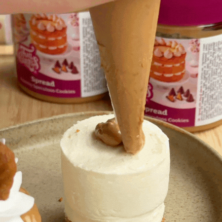 Mini Biscoff Bavarois Cakes