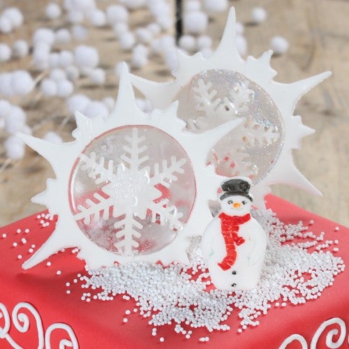 Square Christmas cake