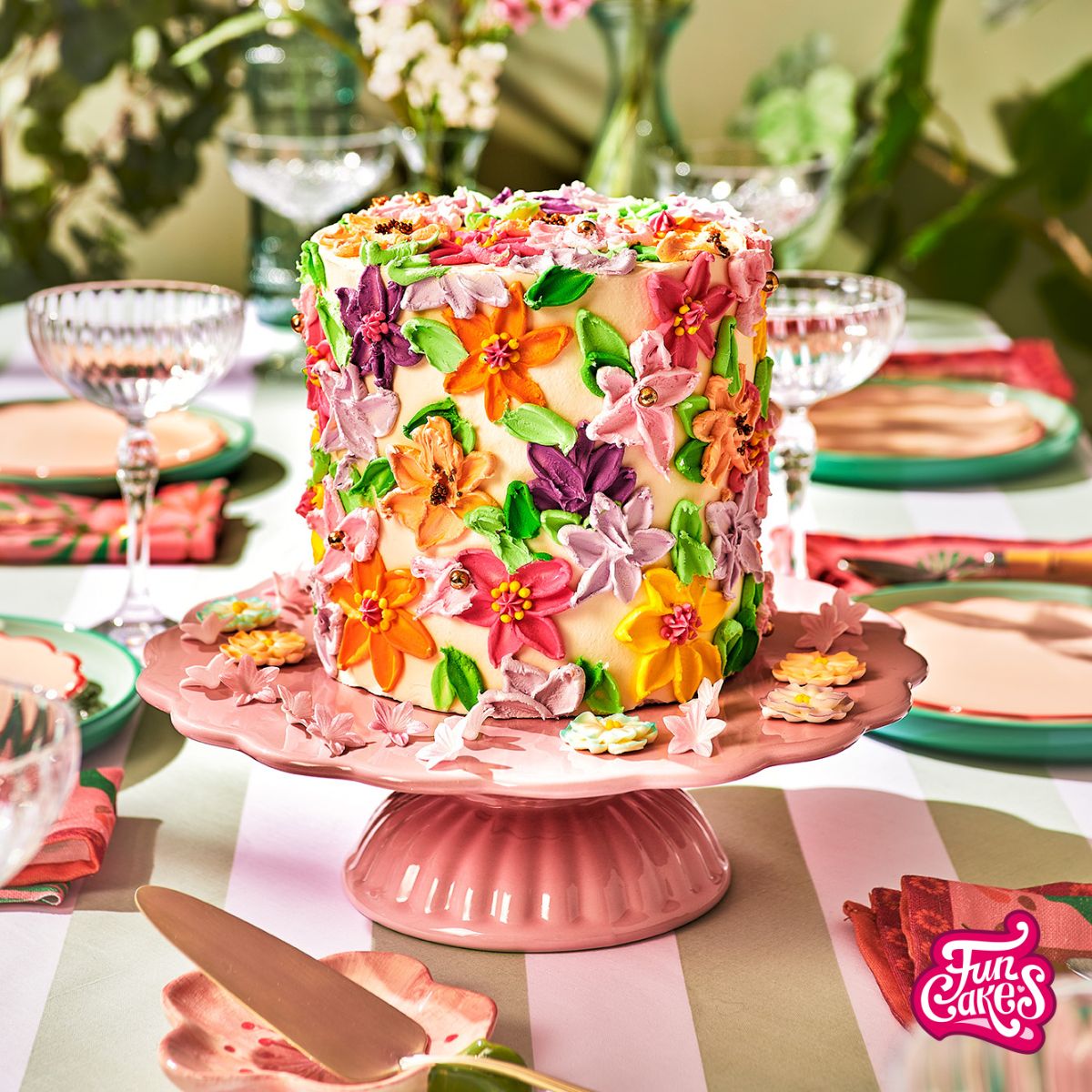 Flower Buttercream Cake