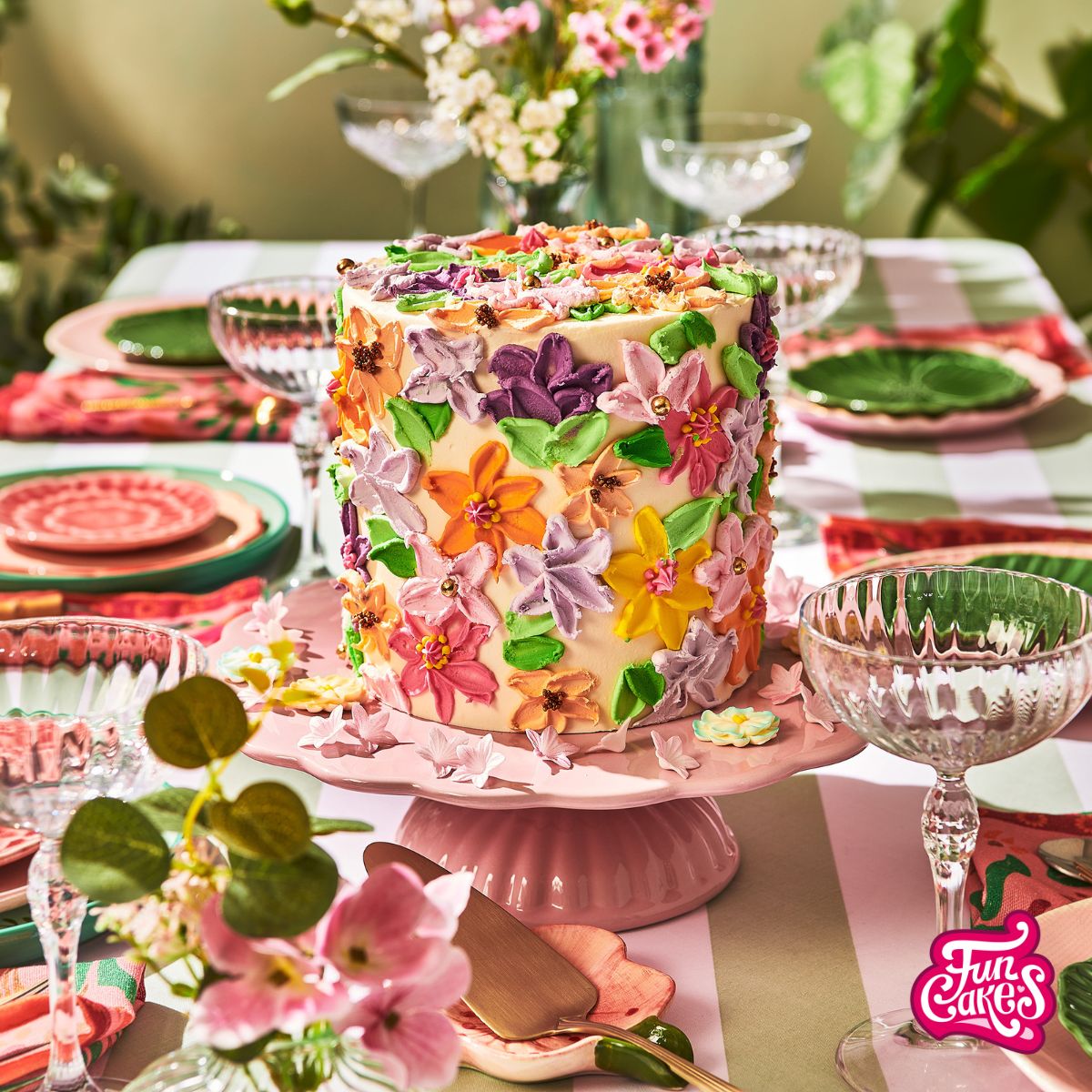 Flower Buttercream Cake