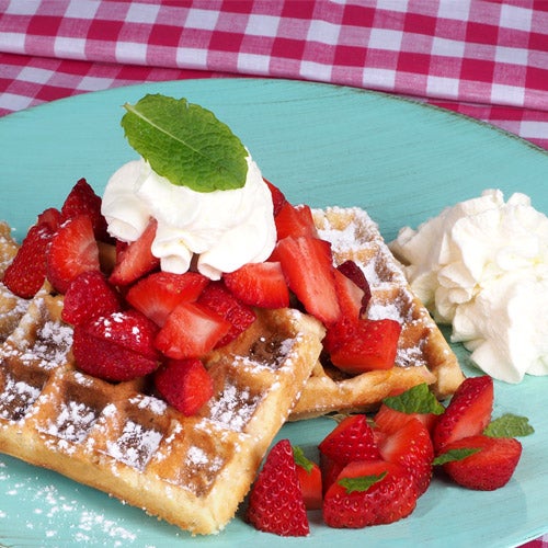 Waffles for mommy 