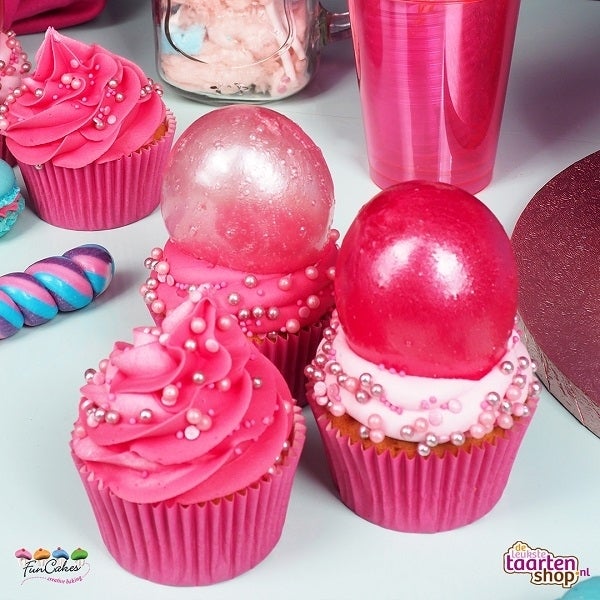 Bubblegum cupcakes