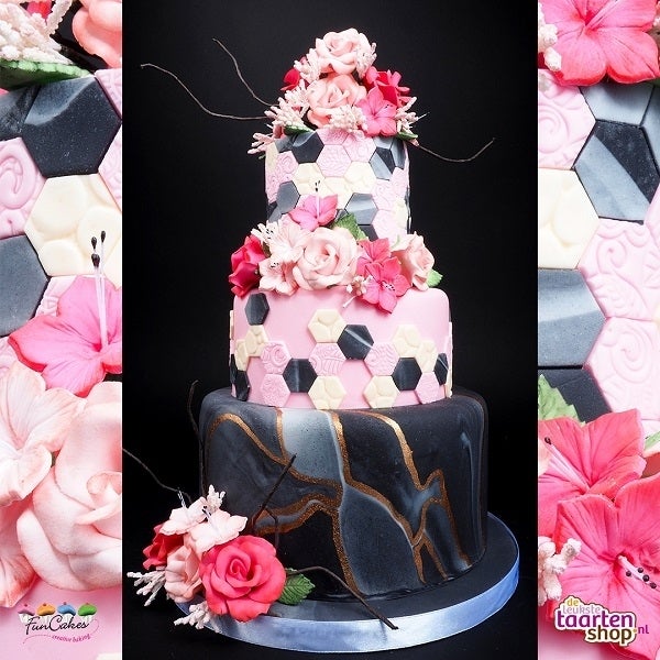 Recipe Geometric Flower Cake