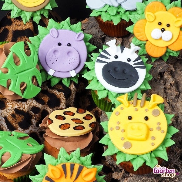 Jungle cupcakes